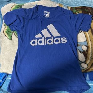 Blue Adidas Shirt (Large)